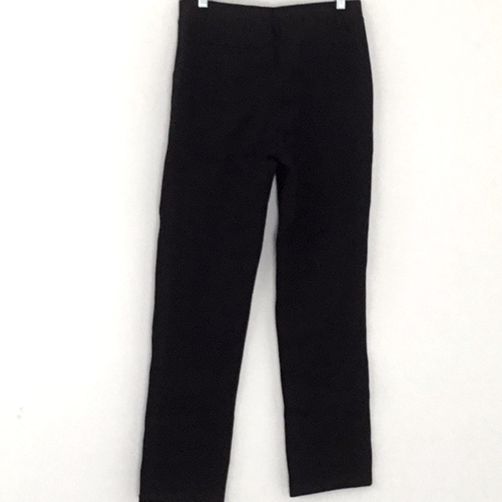 Quince Ultra Stretch Ponte Straight Leg Pants, Black. Career, Casual, Comfort. - Picture 3 of 11